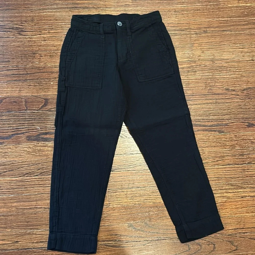 Old Navy Linen Cargo Utility Work Pant - Picture 3 of 7